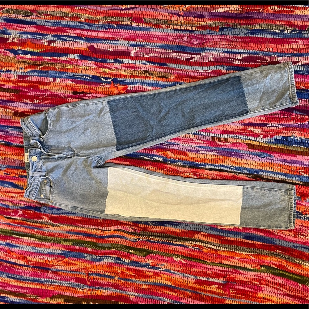 Two Toned Princess Polly Mom Jeans
